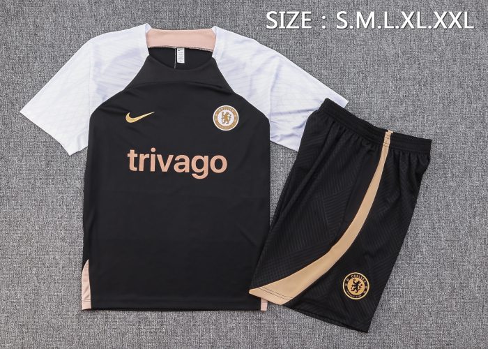 Chelsea 23/24 Black Short Sleeve Suit - 图片 2