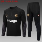 Chelsea 22/23 Black Half Zip Jacket