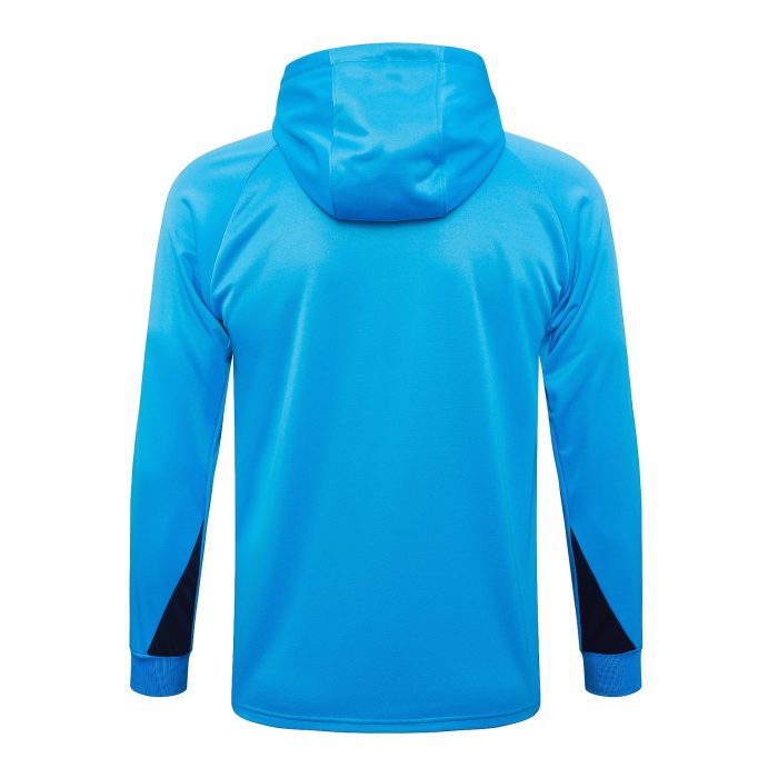 Chelsea 24/25 Half Zip Hoodie Blue - 图片 9