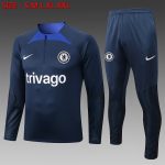 Chelsea 22/23 Royal Blue Half Zip Jacket