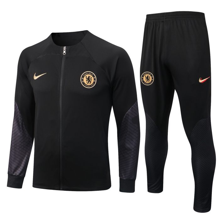 Chelsea 22/23 Black Long Zip Jacket - 图片 10