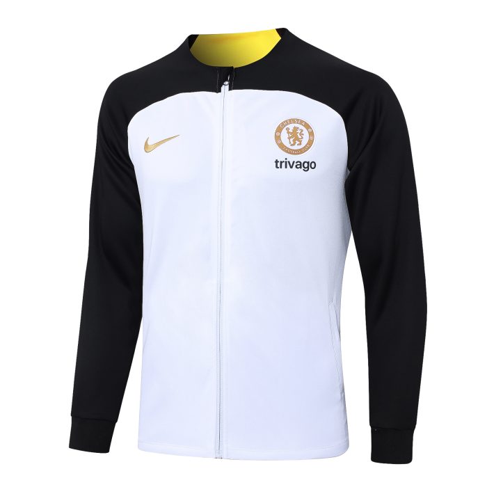 Chelsea 23/24 White Full Zip Jacket - 图片 10
