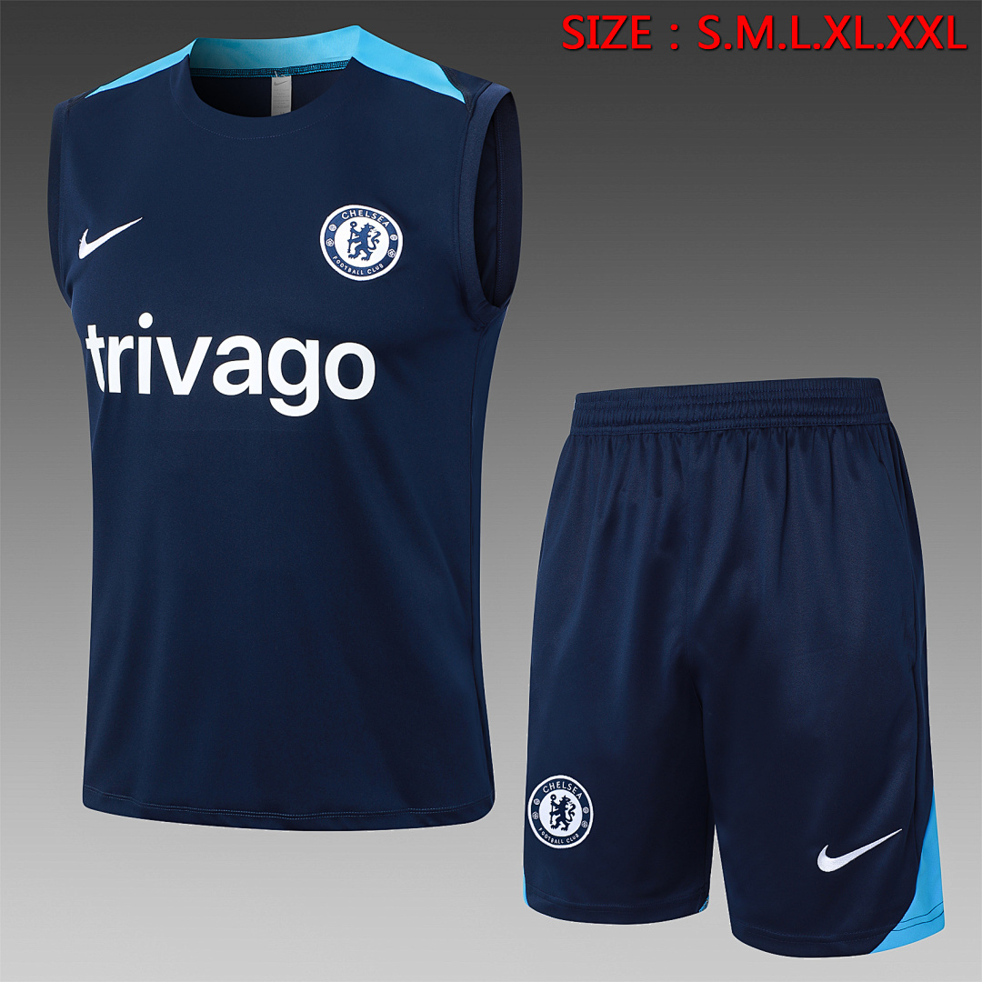 JER-1096_1 Chelsea 24/25 Blue Vest - 图片 1