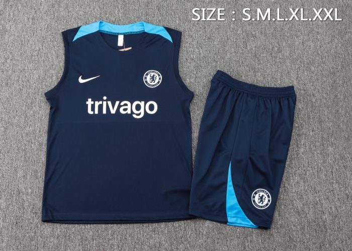 Chelsea 24/25 Blue Vest - 图片 2