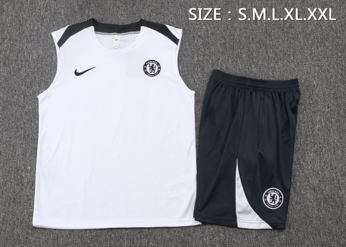 Chelsea 25/26 White Vest - 图片 2