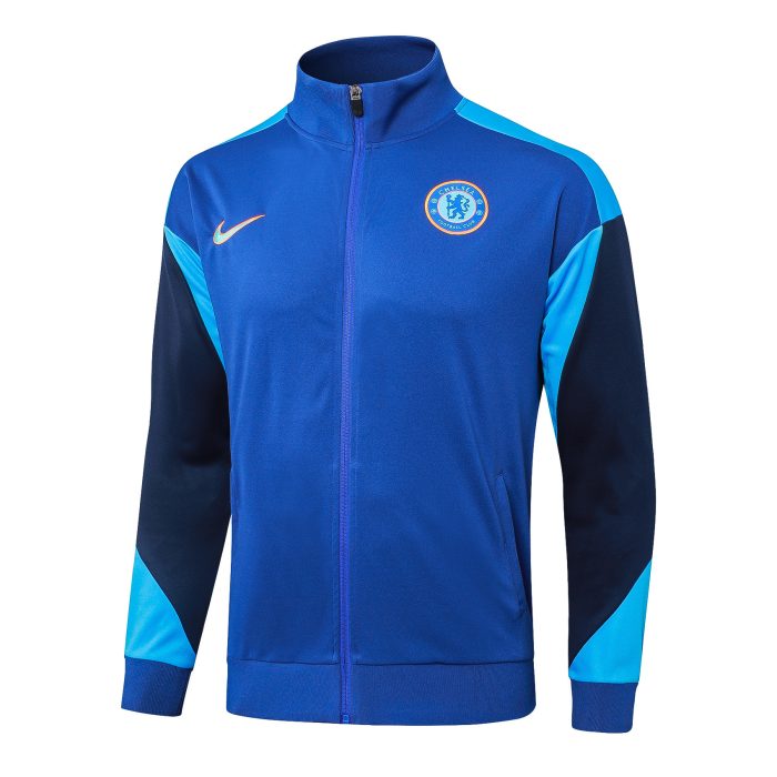 Chelsea 24/25 Colorful Blue Long Zip Jacket - 图片 10