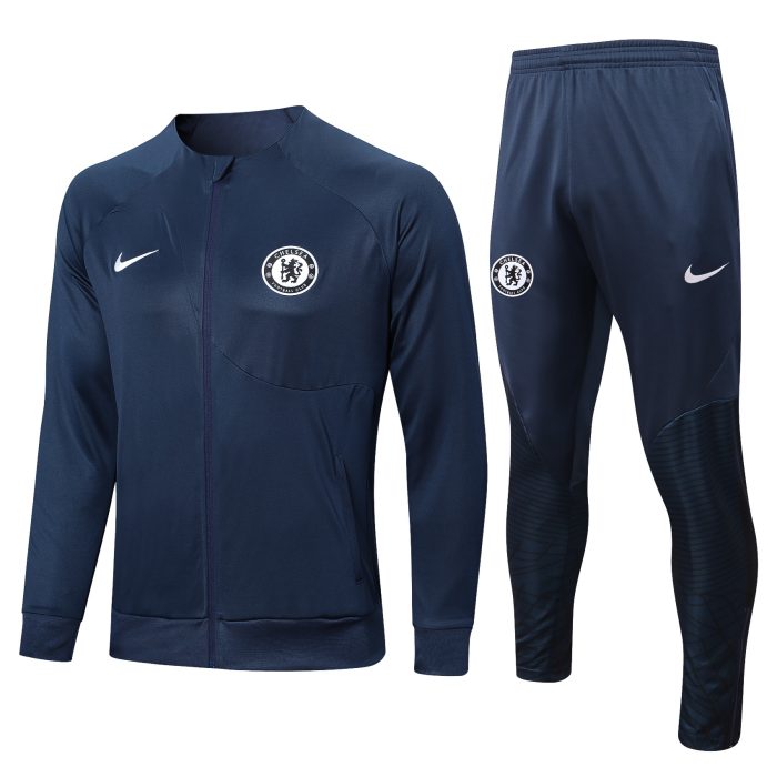 Chelsea 22/23 Blue Long Zip Jacket - 图片 10