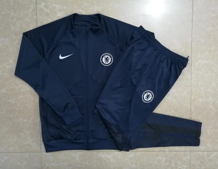 Chelsea 22/23 Blue Long Zip Jacket - 图片 11