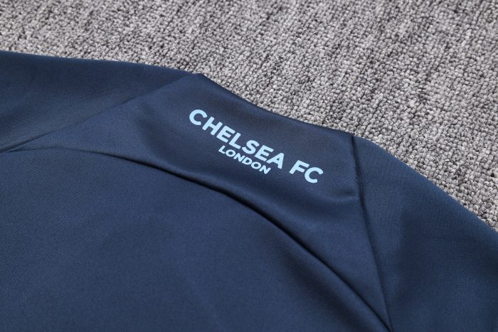 Chelsea 22/23 Blue Long Zip Jacket - 图片 4