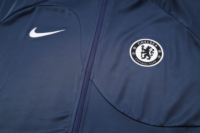 Chelsea 22/23 Blue Long Zip Jacket - 图片 6