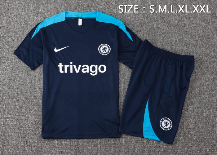 Chelsea 24/25 Royal Blue Short Sleeve - 图片 2
