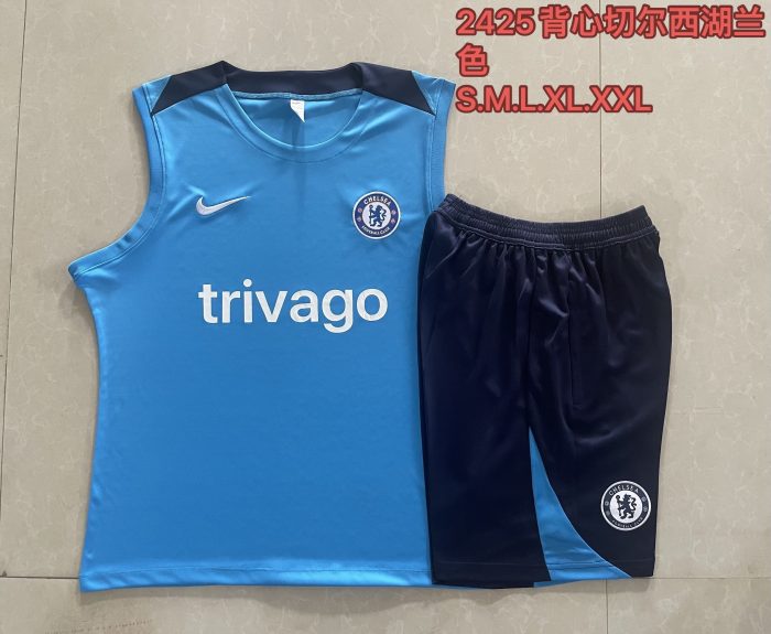 Chelsea 24/25 Lake Blue Vest - 图片 11