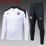 Chelsea 25/26 White Half Zip Jacket - 图片 8