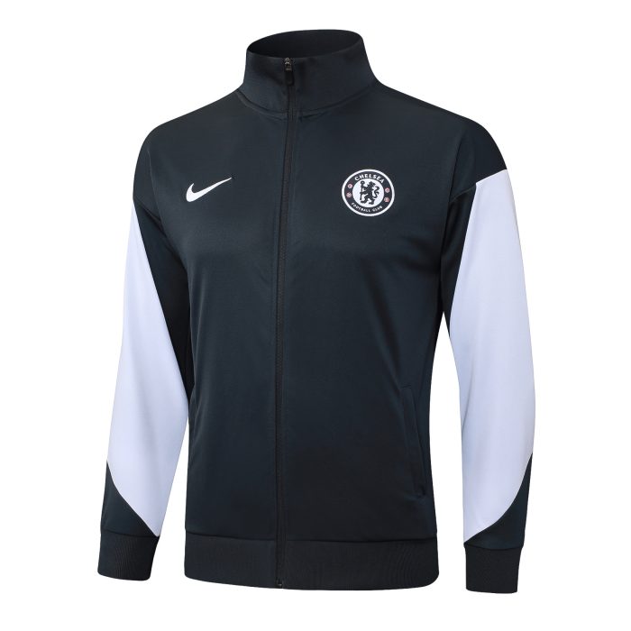 Chelsea 25/26 Dark Grey Long Zip Jacket - 图片 10