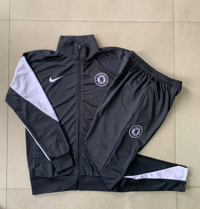 Chelsea 25/26 Dark Grey Long Zip Jacket - 图片 11