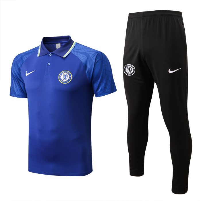 Chelsea 22/23 Colorful Blue Polo - 图片 10