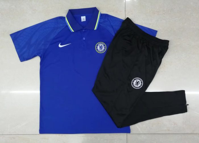 Chelsea 22/23 Colorful Blue Polo - 图片 11