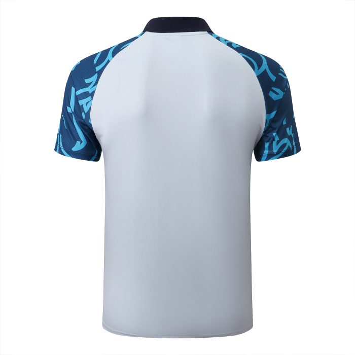 Chelsea 22/23 Light Grey Sleeve Ink Spray Polo - 图片 9