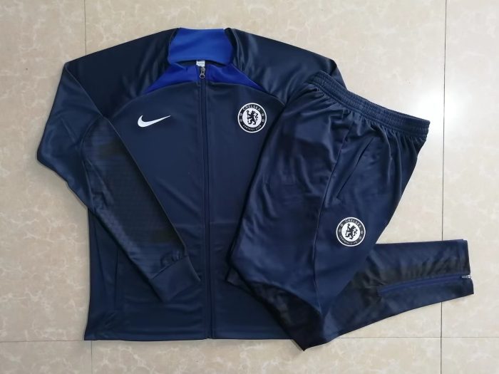 Chelsea 22/23 Blue Long Zip Jacket - 图片 11