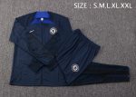 Chelsea 22/23 Blue Long Zip Jacket - 图片 2