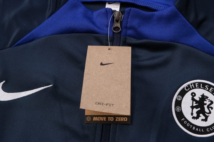 Chelsea 22/23 Blue Long Zip Jacket - 图片 3