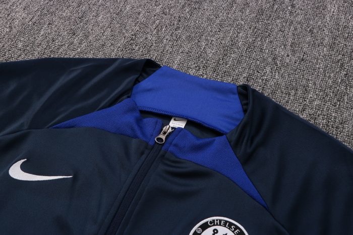 Chelsea 22/23 Blue Long Zip Jacket - 图片 7