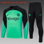 Chelsea 23/24 Light Green Half Zip Kids