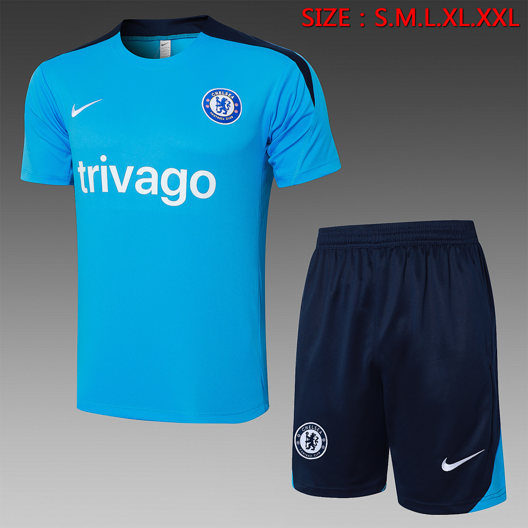 JER-1127_1 Chelsea 24/25 Lake Blue Short Sleeve - 图片 1