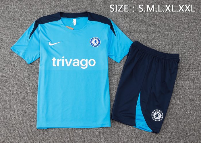 Chelsea 24/25 Lake Blue Short Sleeve - 图片 2