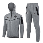 Chelsea 24/25 Gray Full Zip Jacket with Hood - 图片 2