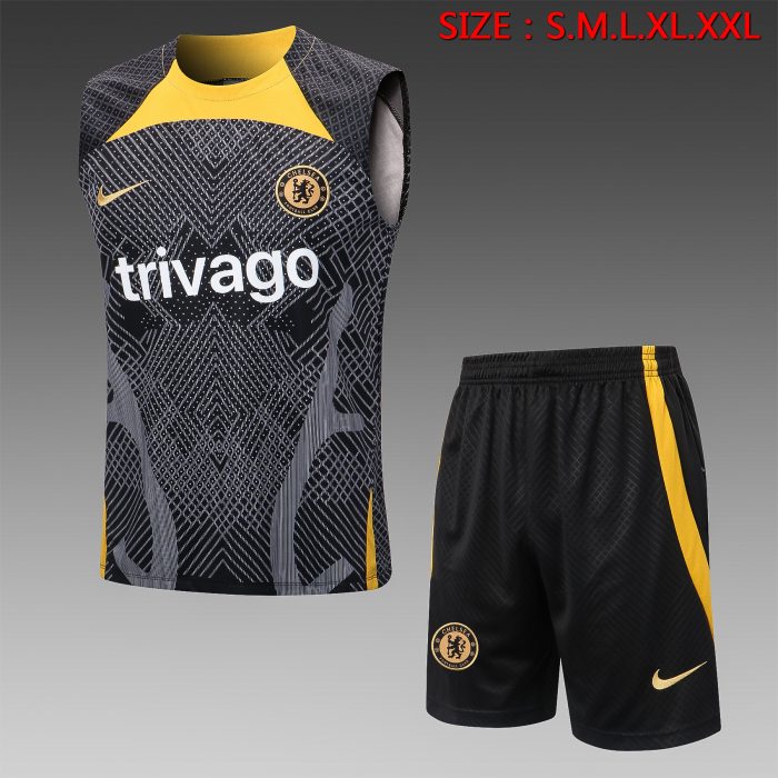 Chelsea 22/23 Black Vest (Spray Print) - 图片 10