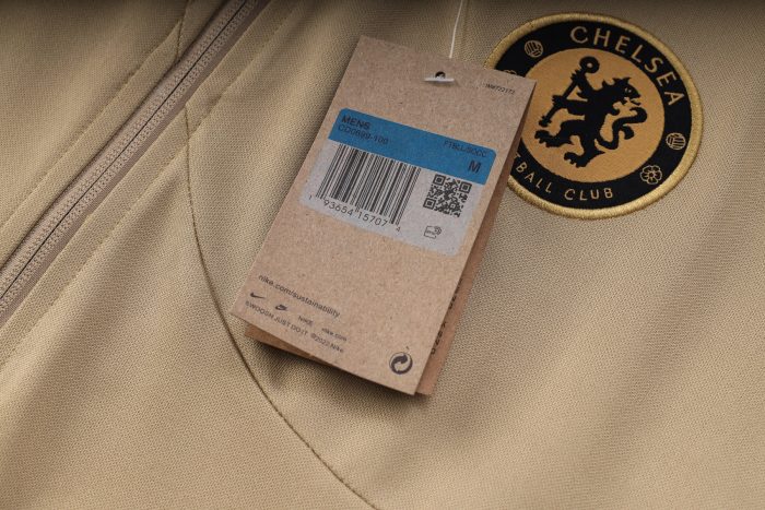 Chelsea 22/23 Yellow Long Zip Jacket - 图片 3