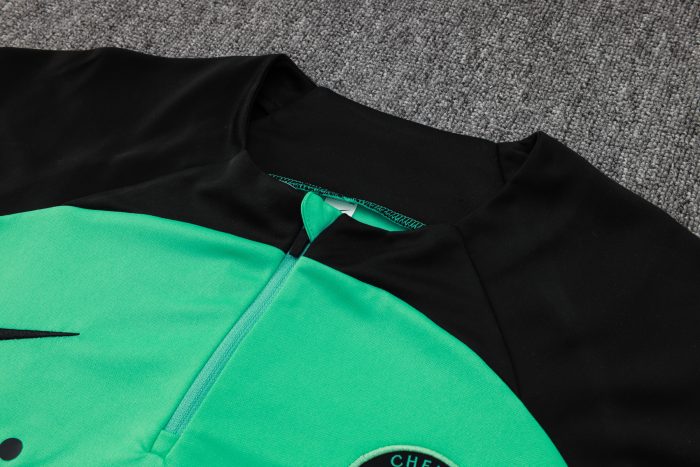 Chelsea 23/24 Light Green Half Zip Jacket - 图片 7