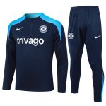 Chelsea 24/25 Blue Half Zip Jacket - 图片 10
