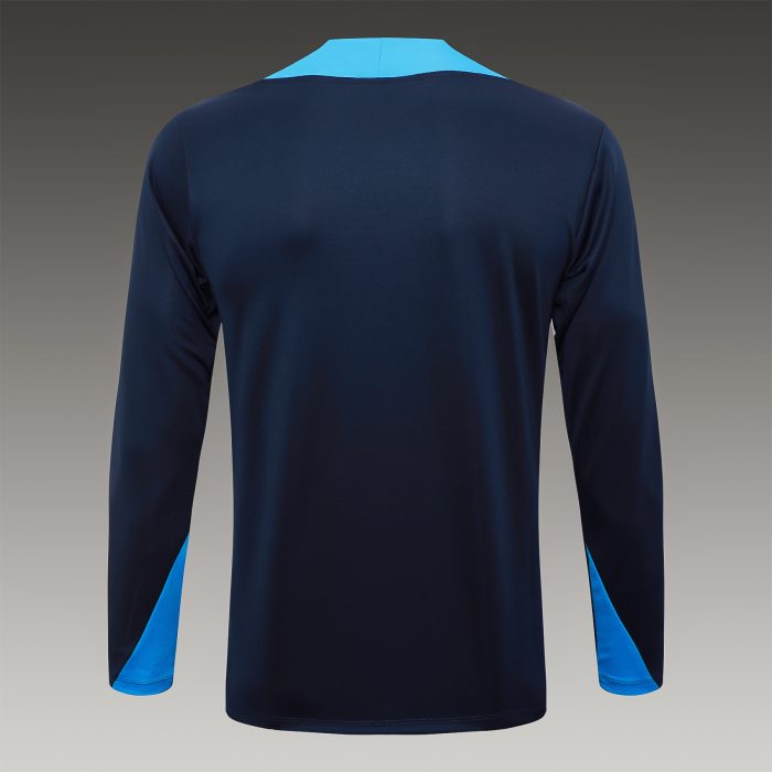 Chelsea 24/25 Blue Half Zip Jacket - 图片 9