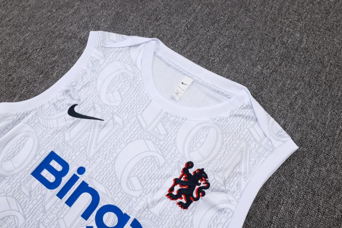 Chelsea 25/26 White Vest - 图片 7