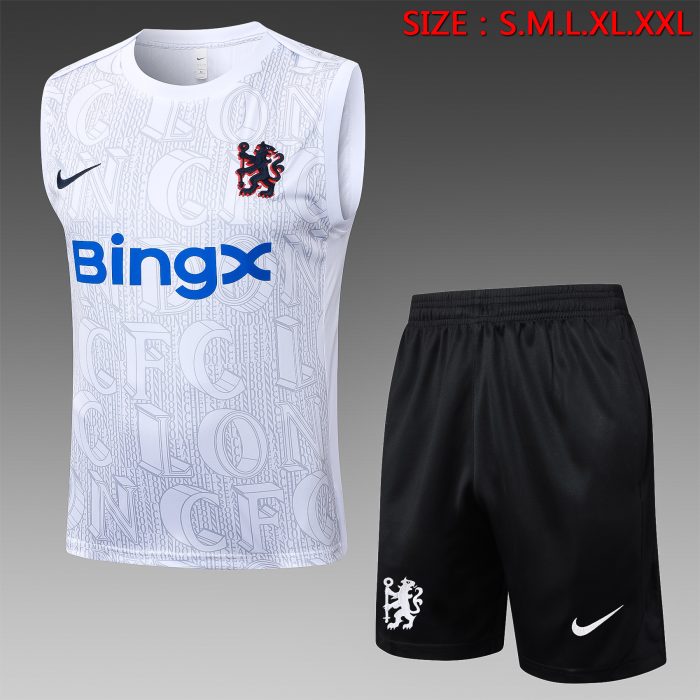 Chelsea 25/26 White Vest - 图片 9