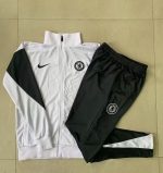 Chelsea 25/26 White Kids Long Zip Jacket - 图片 3