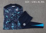 Chelsea 24/25 Blue Half Zip Jacket - 图片 2