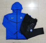 Chelsea 22/23 Colorful Blue Long Zip Jacket with Hood - 图片 11