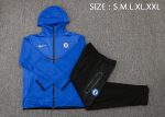 Chelsea 22/23 Colorful Blue Long Zip Jacket with Hood - 图片 2