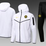 Chelsea 22/23 White Long Zip Jacket with Hood