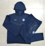 Chelsea 22/23 Blue Long Zip Jacket with Hood - 图片 11