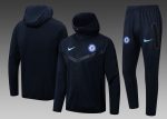 Chelsea 22/23 Blue Long Zip Jacket with Hood - 图片 9