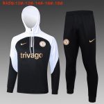 Chelsea 23/24 Black Half Zip Kids - 图片 2