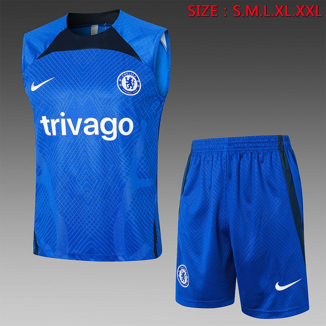 JER-1157_1 Chelsea 23/24 Colorful Blue Vest - 图片 1