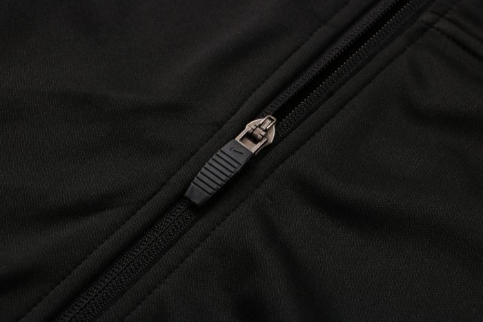 Chelsea 21/22 Black Long Zip Hoodie (Yellow Trim) - 图片 7