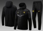Chelsea 22/23 Black Long Zip Jacket with Hood - 图片 10