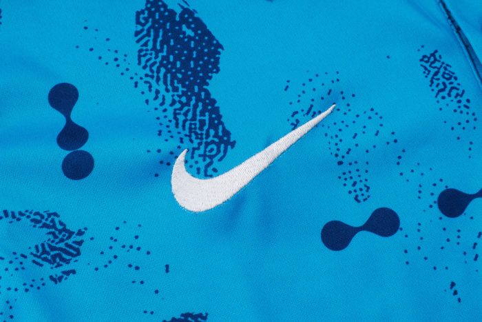 Chelsea 24/25 Polo Lake Blue Splatter - 图片 4