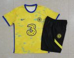 Chelsea 22/23 Yellow Short Sleeve Suit with 5-Inch Shorts - 图片 11